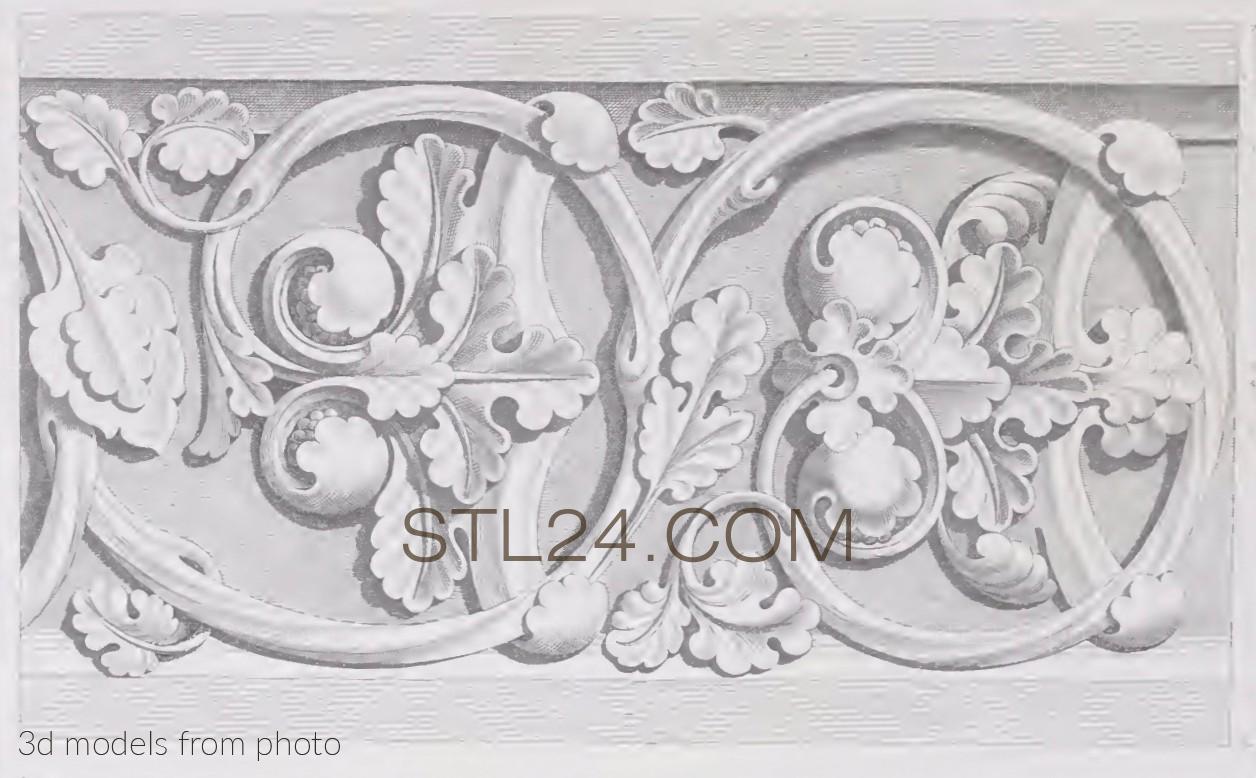 Фризы (FRIESE_0211 -  | 3D model 3DSMAX / OBJ / STL) 3D модель для ЧПУ станка